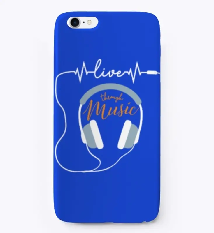 "Live Through Music" iPhone Case